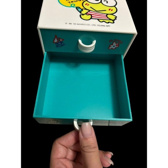 RARE Vintage 1995 Sanrio Keroppi 3 Chest Drawer, READ - Picture 10 of 16